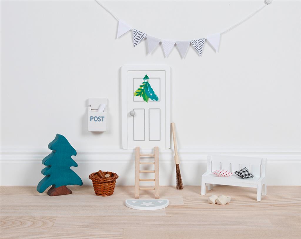 Elfendeur wit – Accessoire voor The Elf on the Shelf