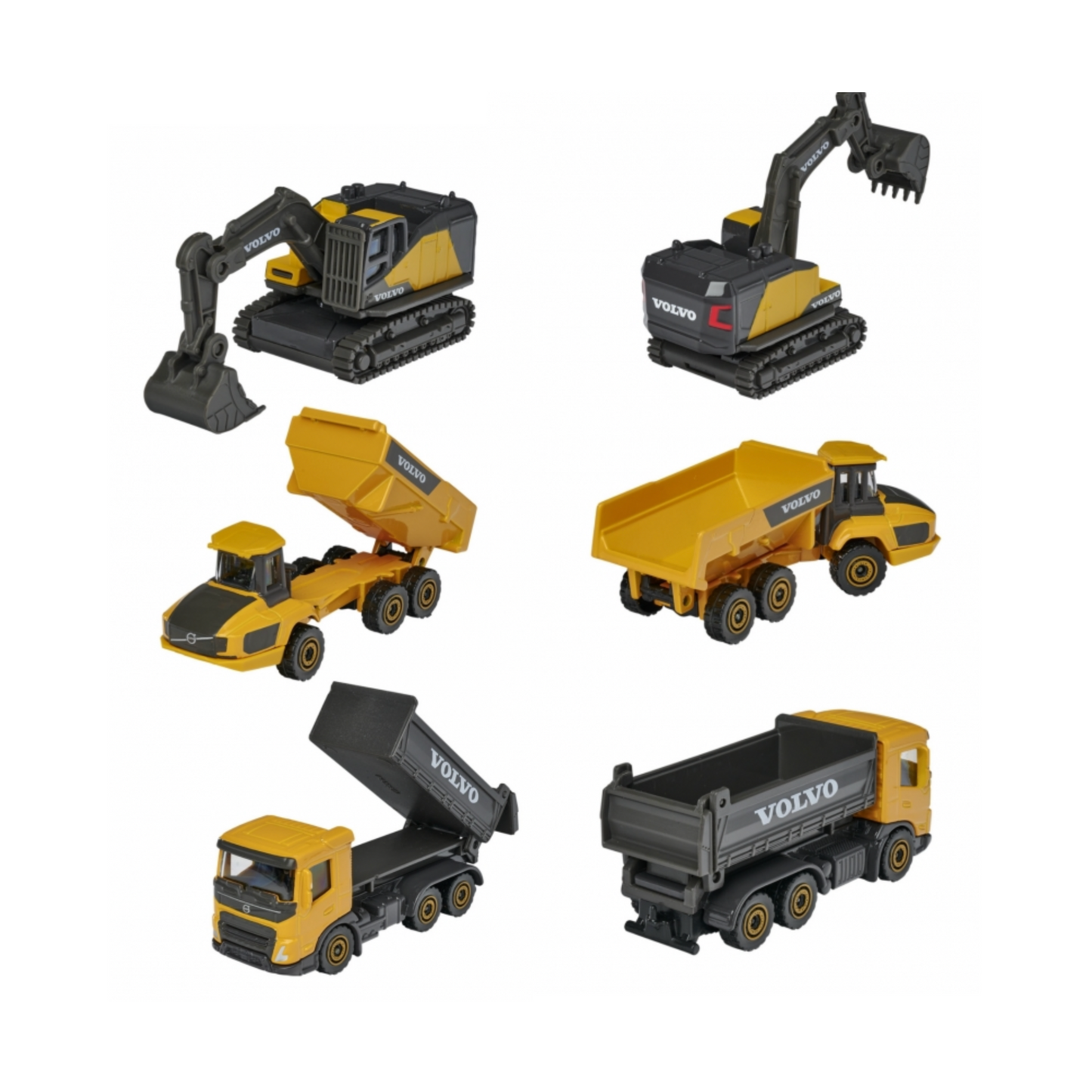 Volvo constructie auto's - set van 3