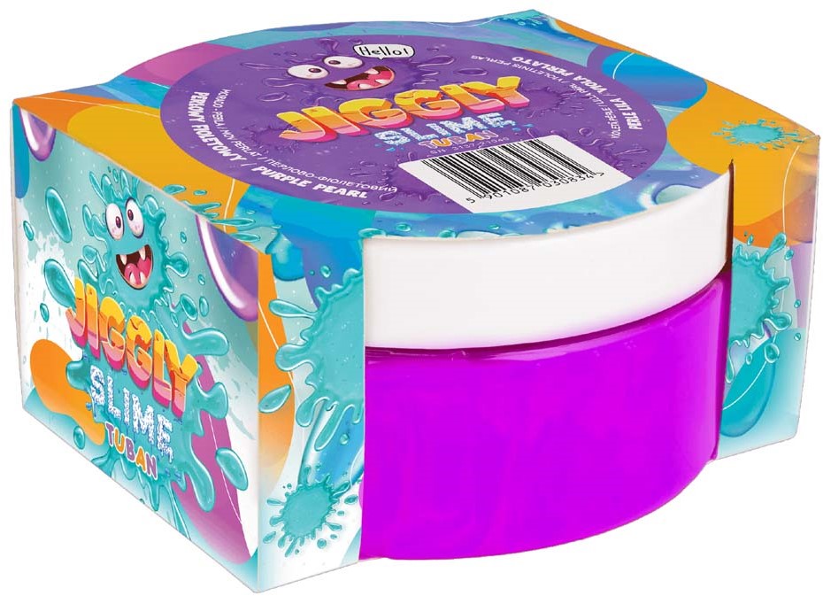 Jiggly Slime – Pearl Purple 200 g / parelpaars