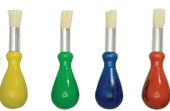 Easy grip verfborstels