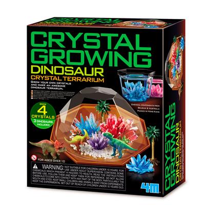 Science in action: CRYSTAL GROWING - DINO Terrarium