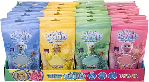 Fluffy zand (90gr) - Blauw