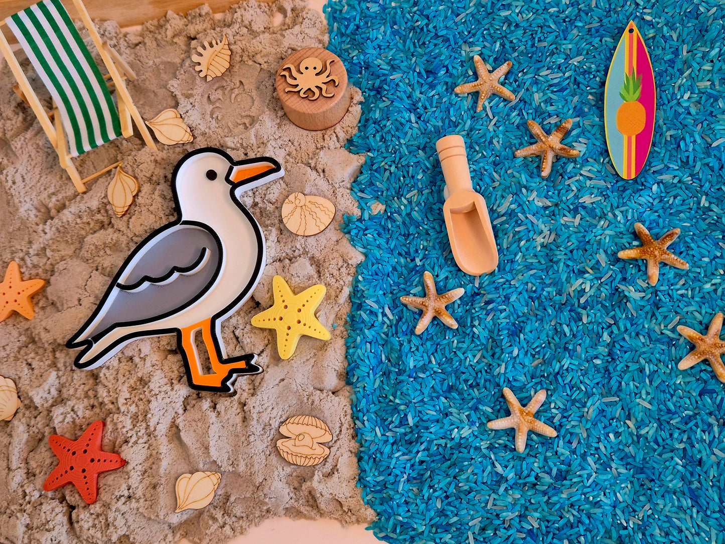 Zon zee strand MEEUW - Ready to play sensorybox