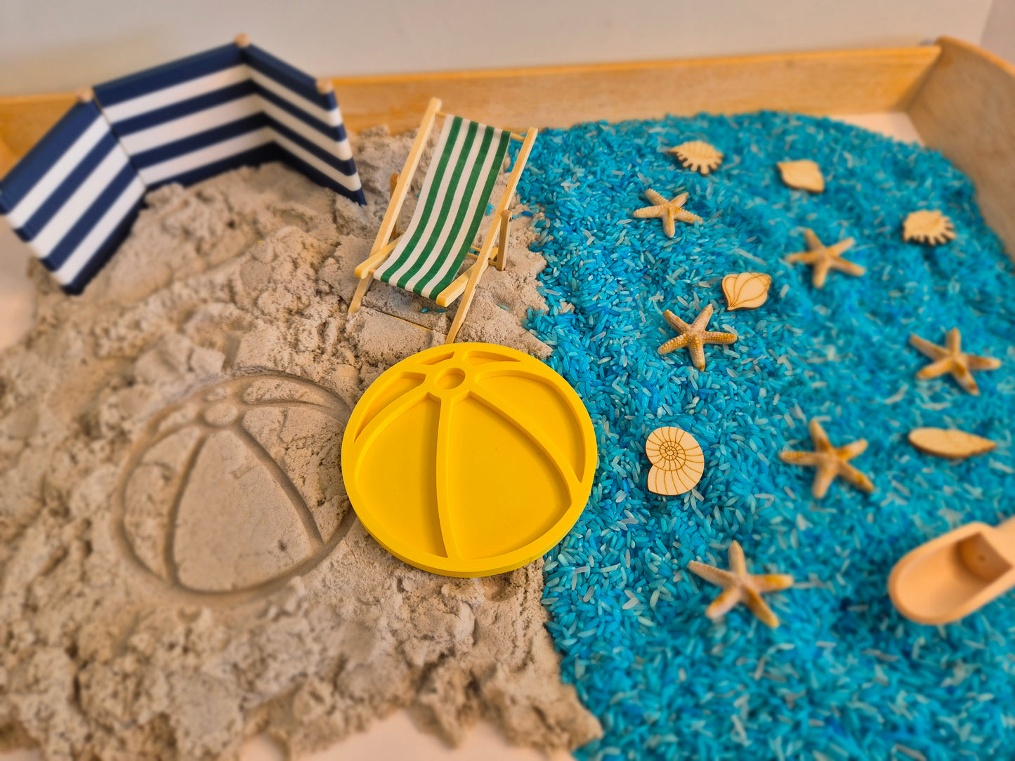 Zon zee strand STRANDBAL - Ready to play sensorybox