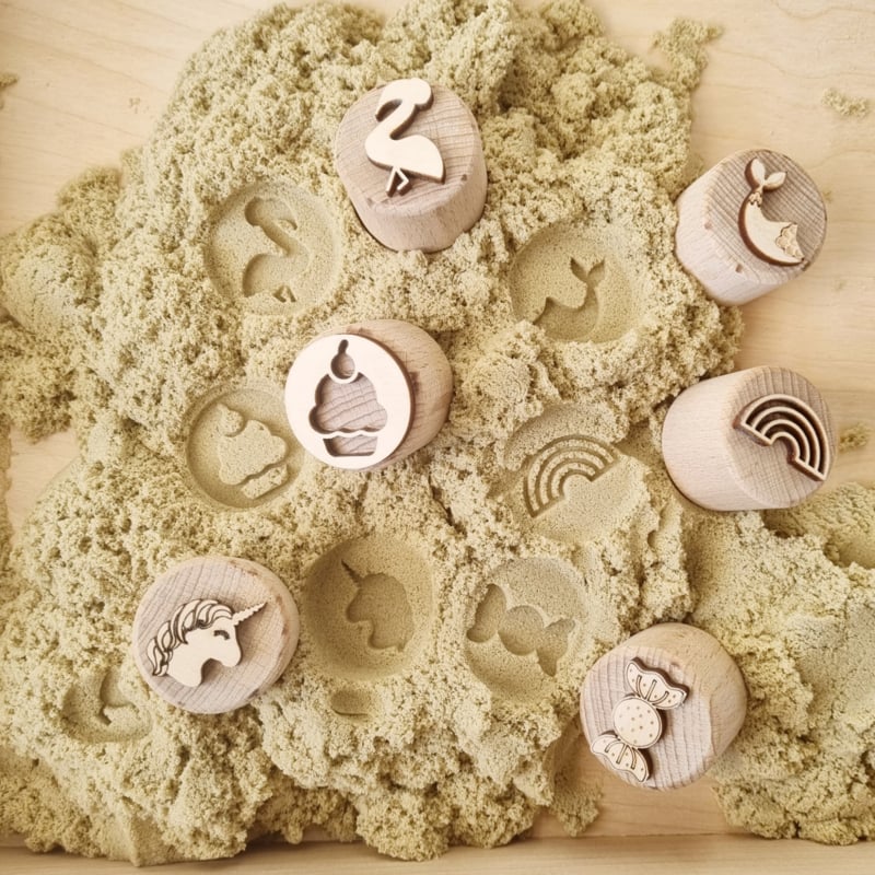 Houten stempelset - SWEET PARTY