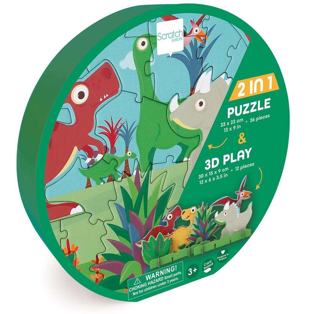 3D dinopuzzel