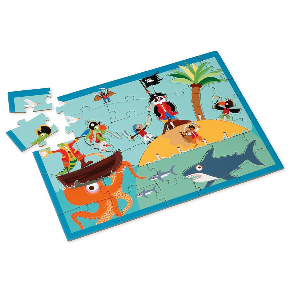 3D piratenpuzzel