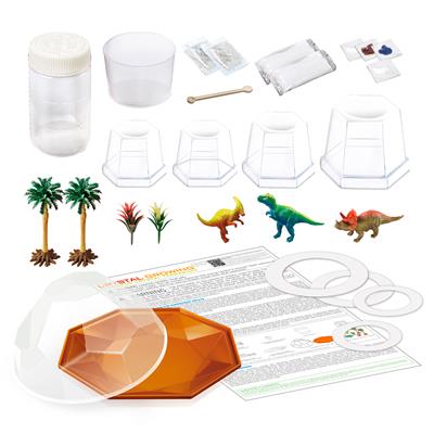 Science in action: CRYSTAL GROWING - DINO Terrarium