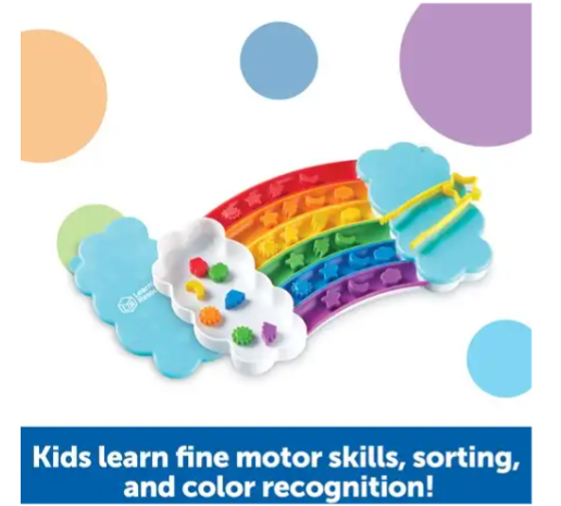 Sorteren regenboog: Rainbow Sorting Tray (Single)
