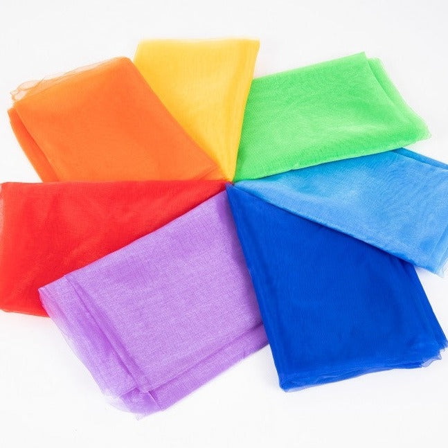 Regenboog doeken - Organza stof