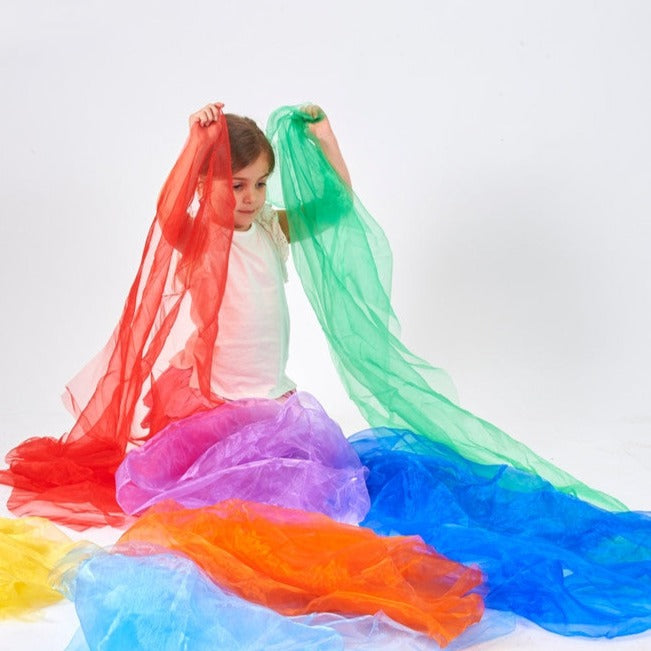 Regenboog doeken - Organza stof