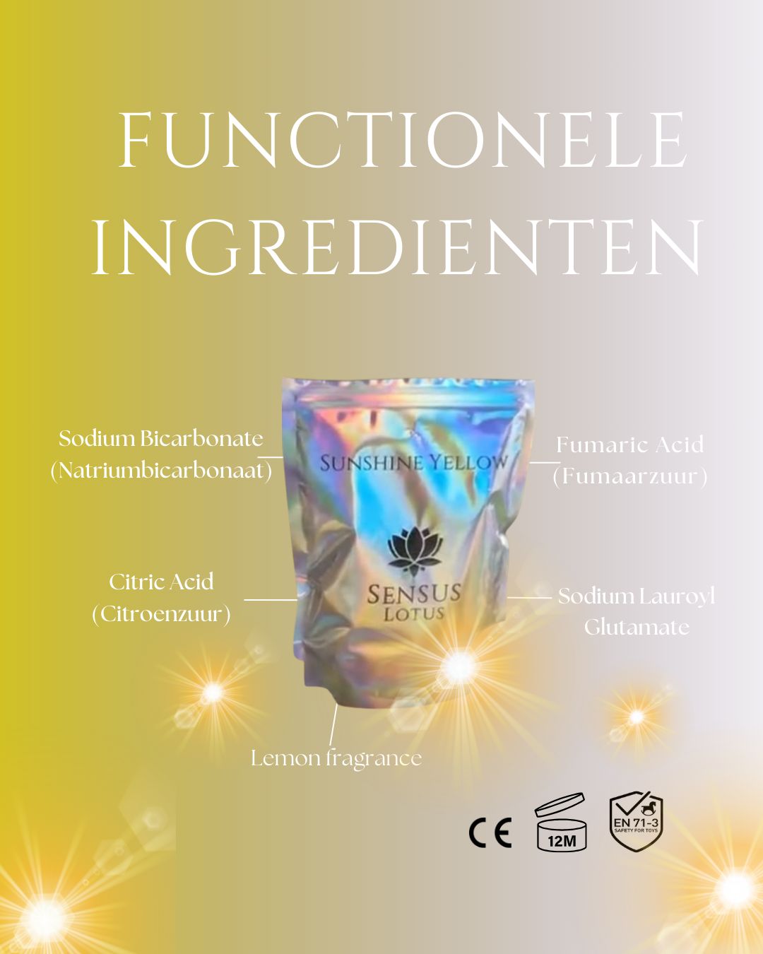 Magisch poeder - Sunshine Yellow  (Sensus Lotus)