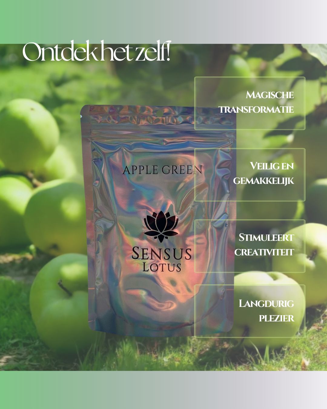 Magisch poeder - Apple Green (Sensus Lotus)