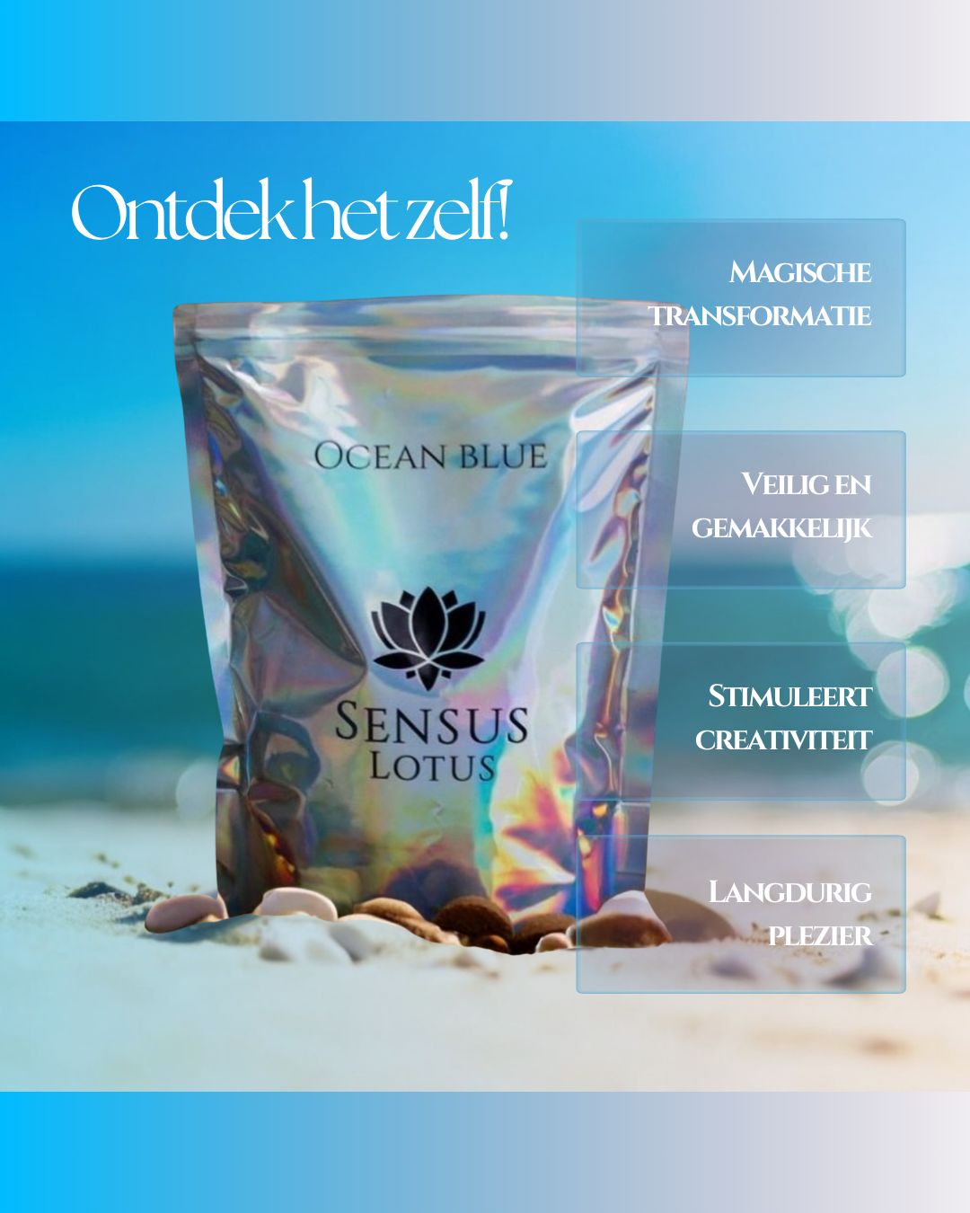 Magisch poeder - Midnight blue (Sensus lotus)