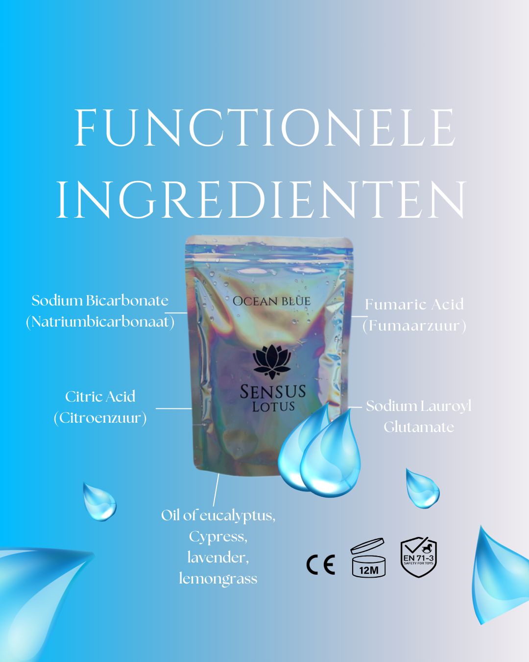 Magisch poeder - Midnight blue (Sensus lotus)