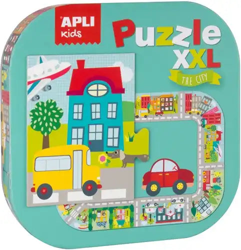 Autostad puzzel XXL