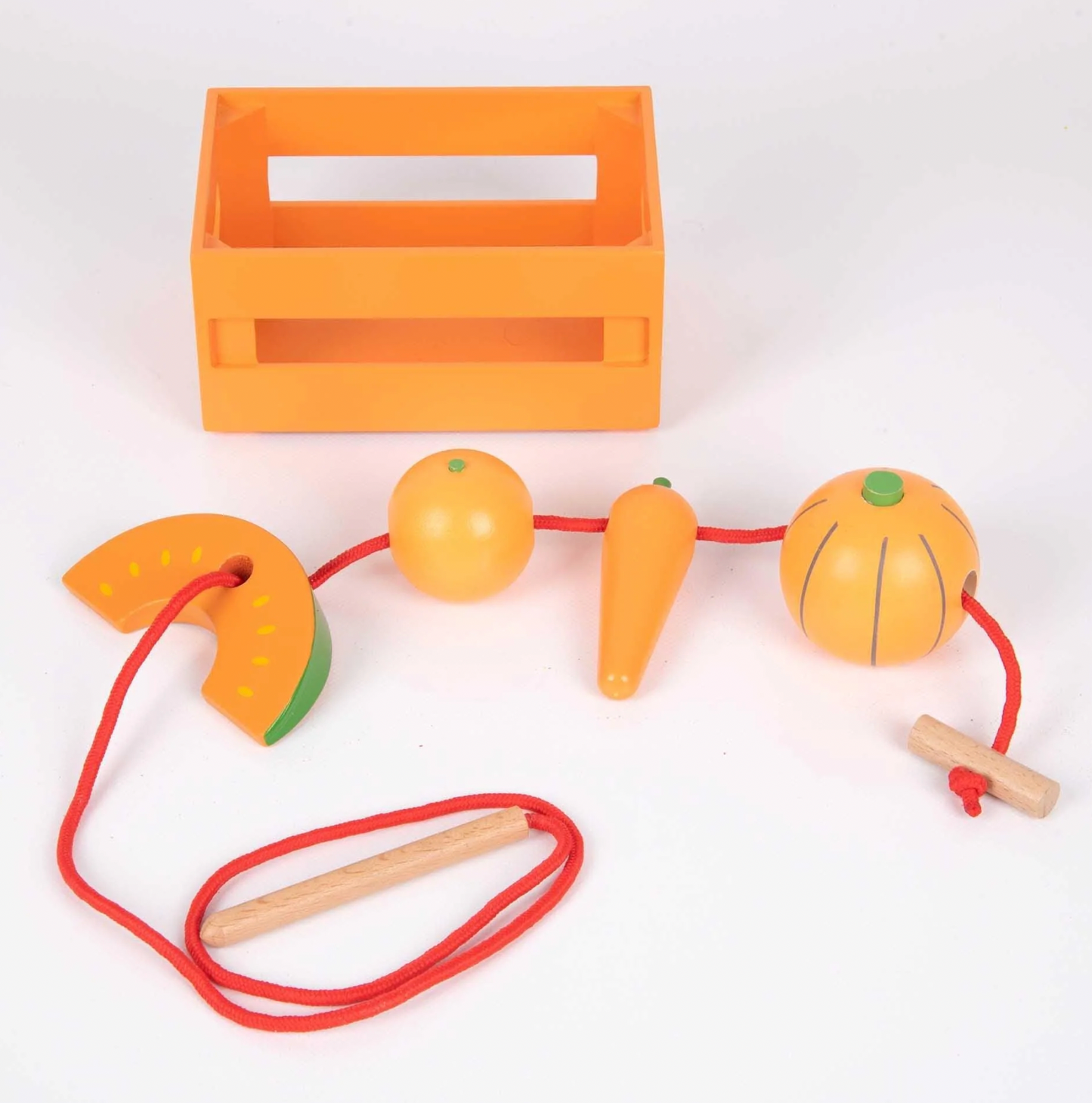 Houten Sorteer Fruit & Groente Kistjes