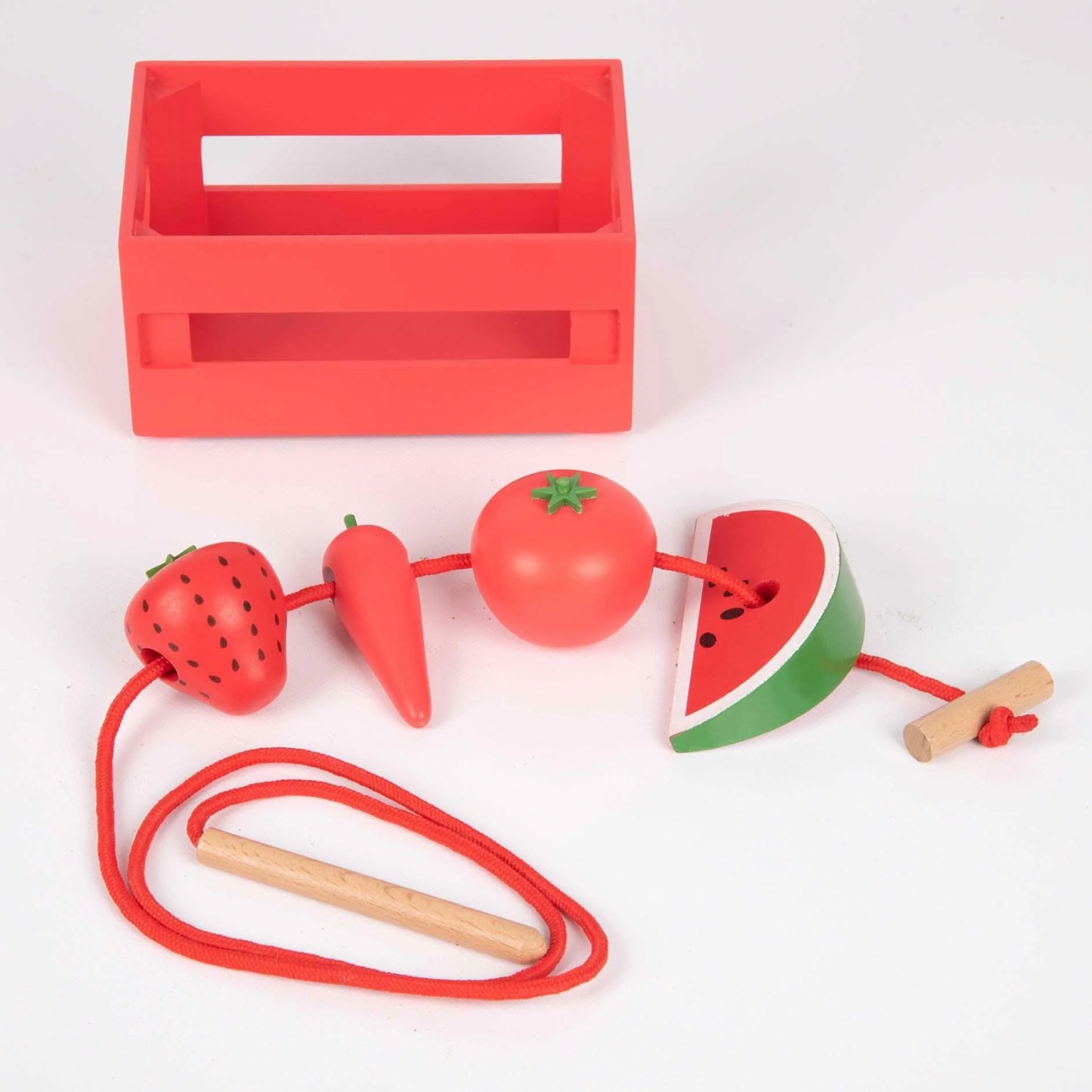 Houten Sorteer Fruit & Groente Kistjes