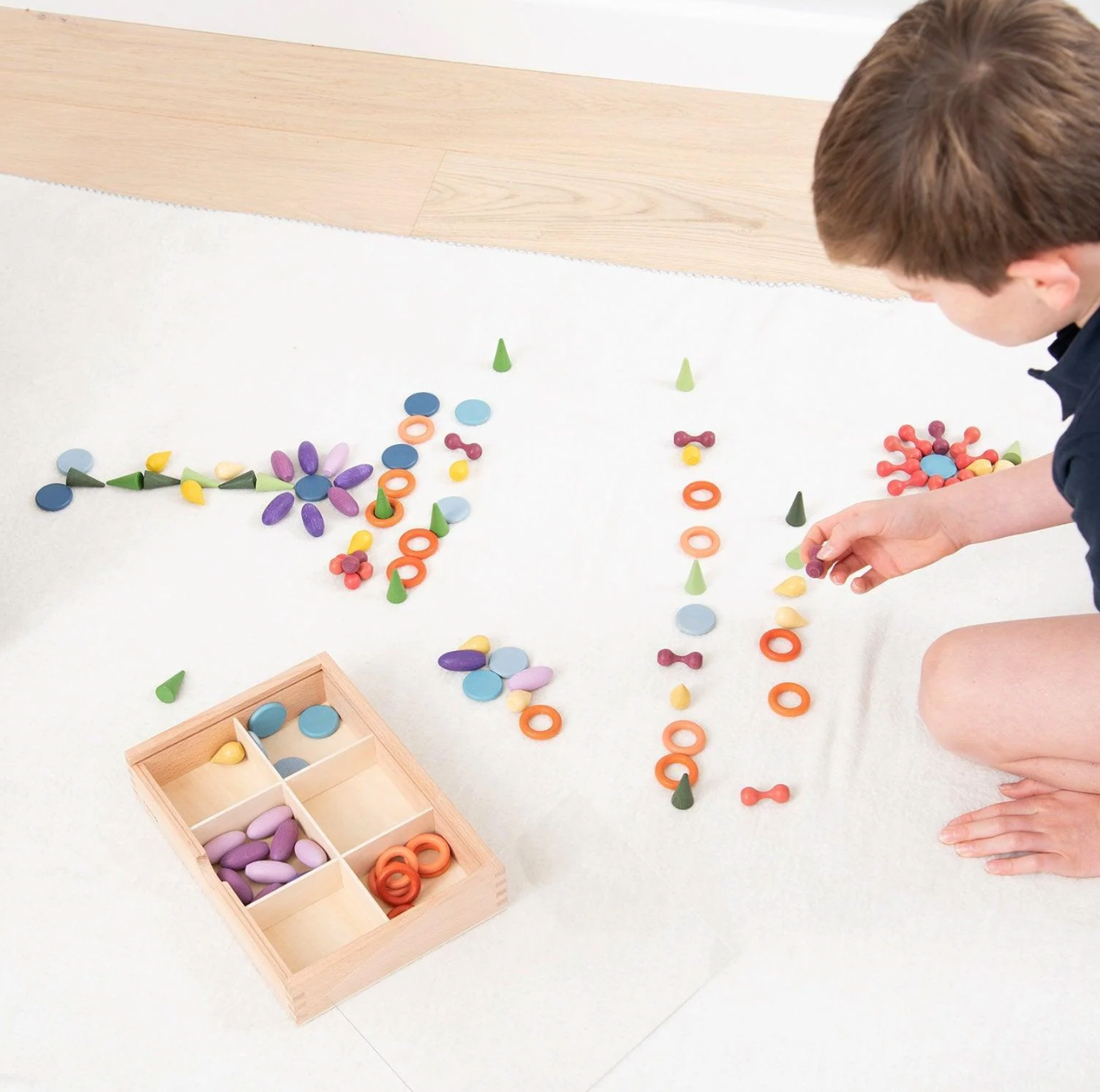 Sorteerset Schatten & Edelstenen - Hout