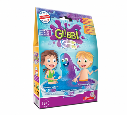 Glibbi color change - van blauw naar paars