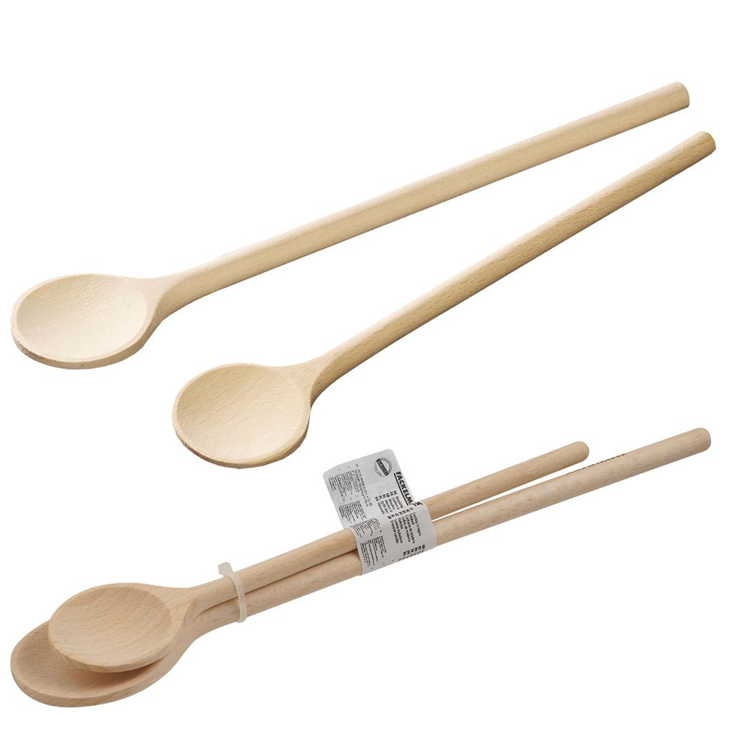 Houten lepels - set van 2