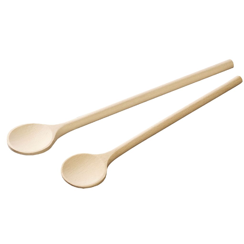 Houten lepels - set van 2