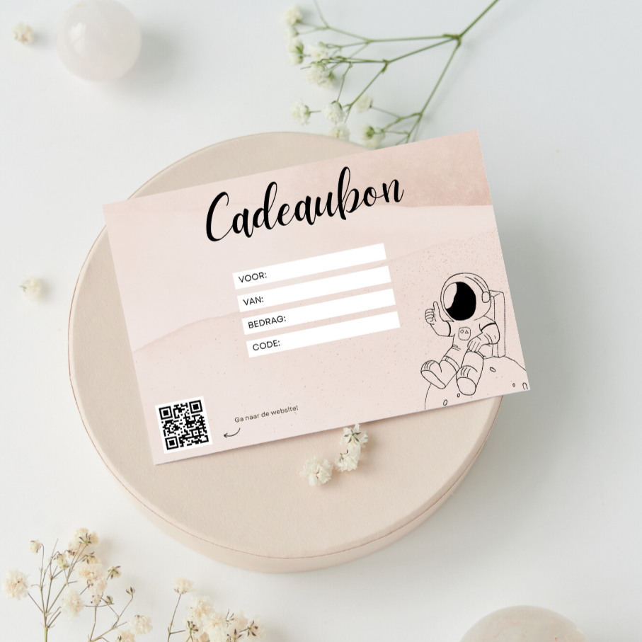 PAPIEREN Cadeaubon - De kleine astronaut