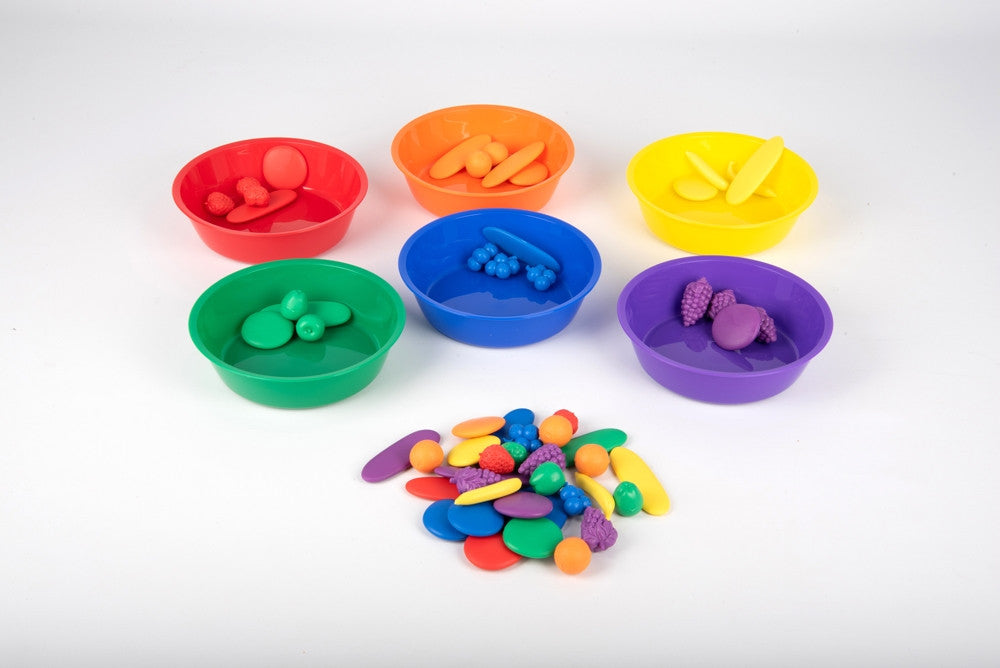 Set van 6 sorteerkommen