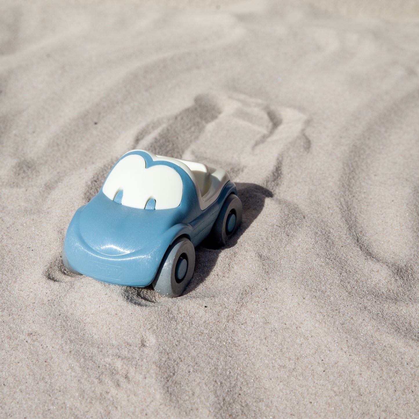 Blauwe auto