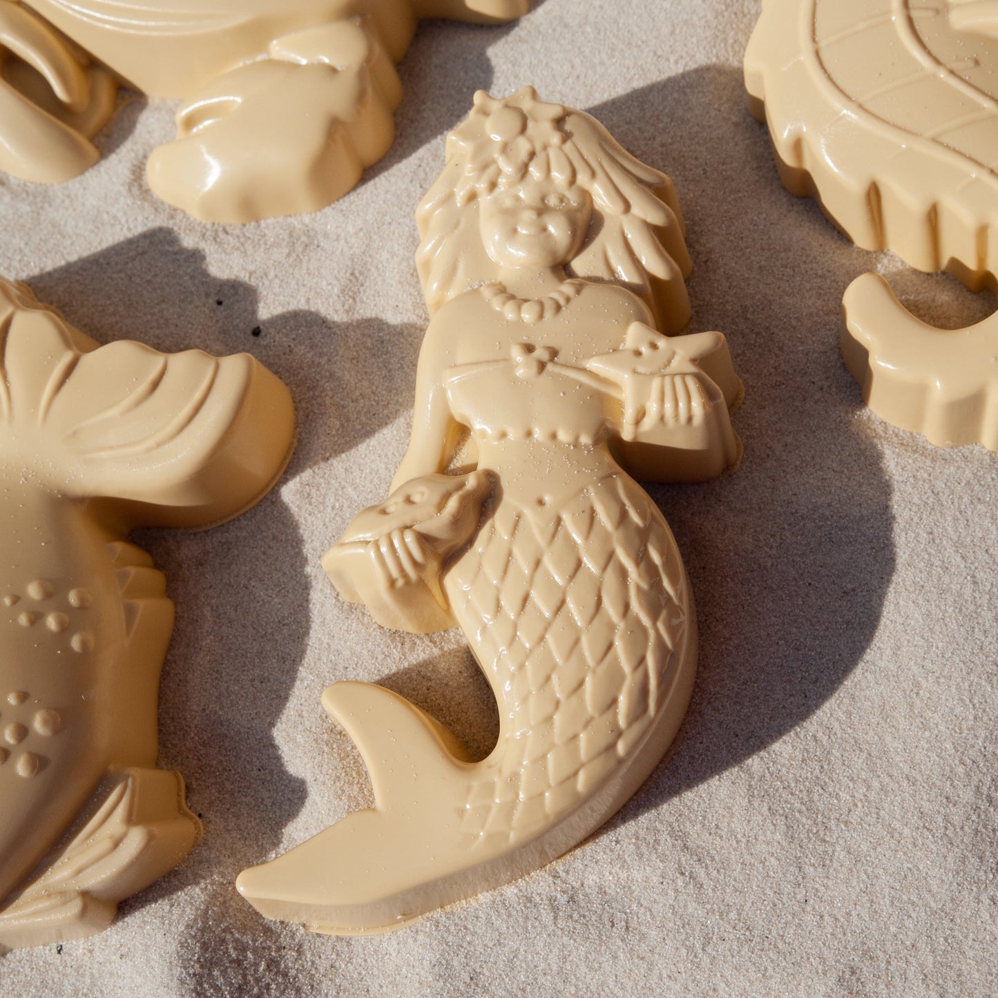Zeedieren zandvormen - set van 4 STRAND