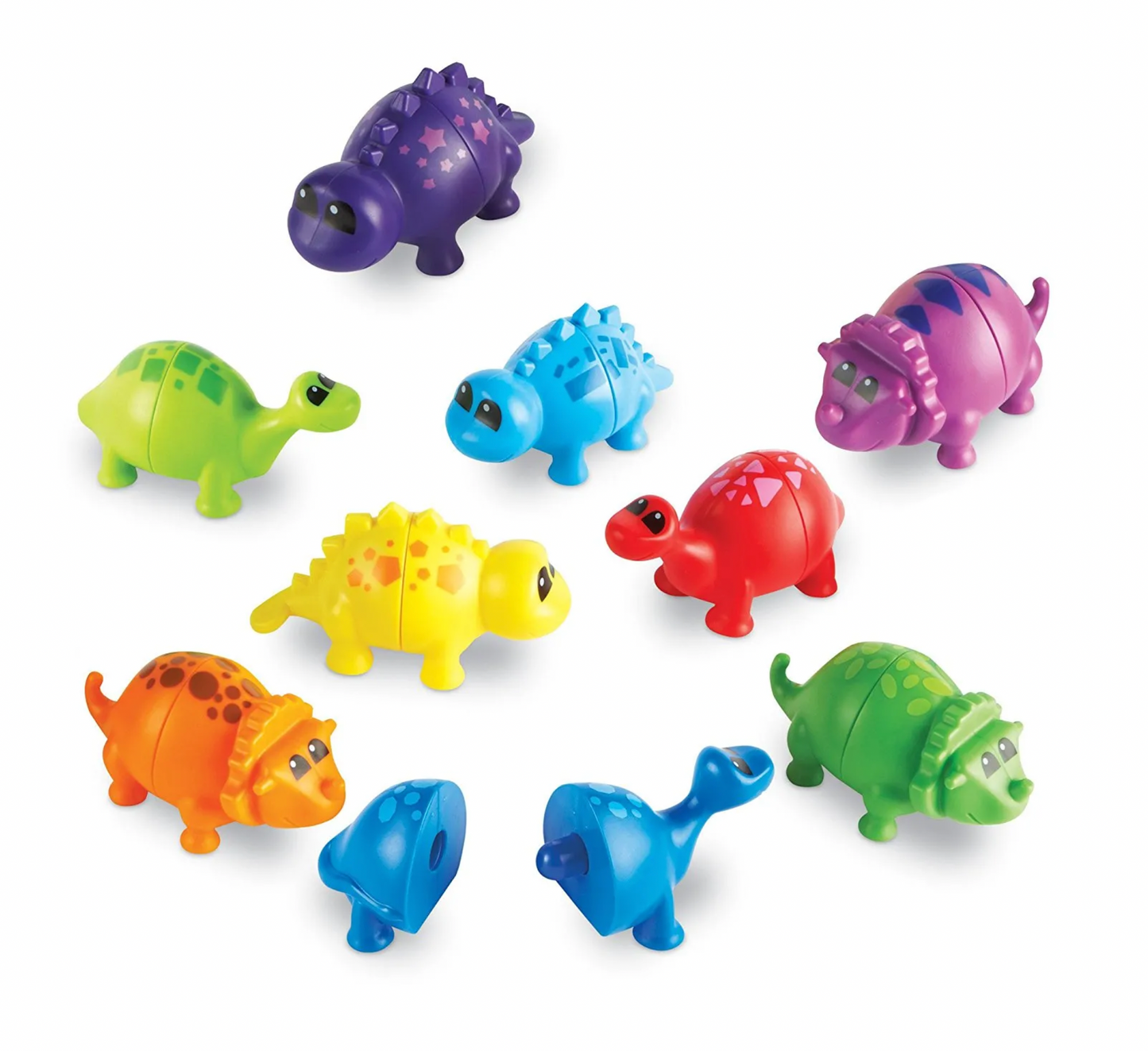 Matching dinos - set van 9