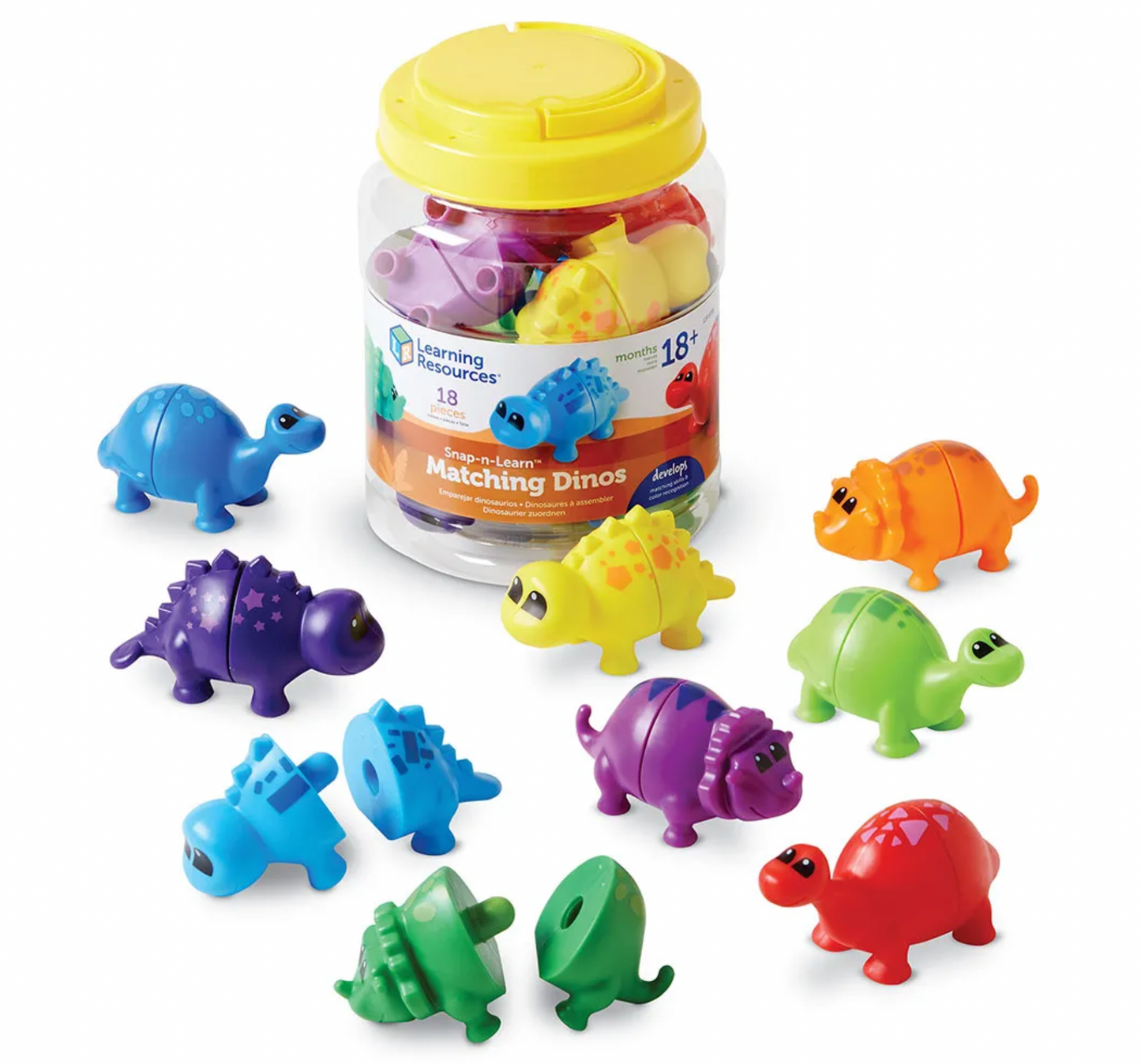 Matching dinos - set van 9