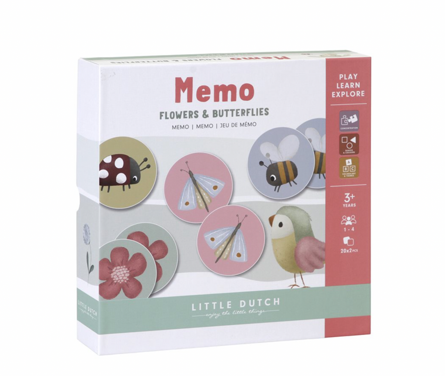 Memo Flowers & Butterflies - Little Dutch