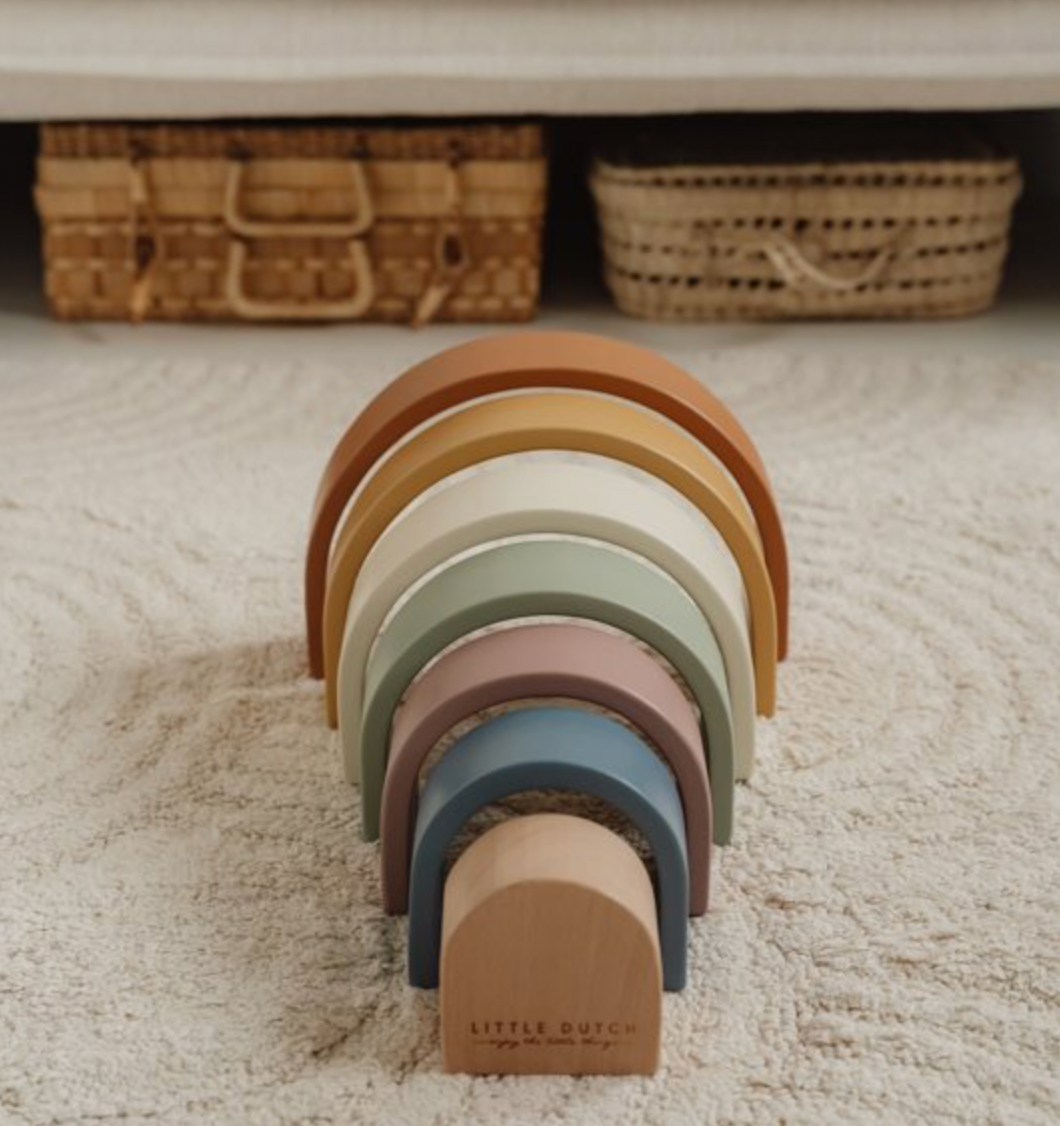 Regenboogstapelaar Vintage - Little Dutch