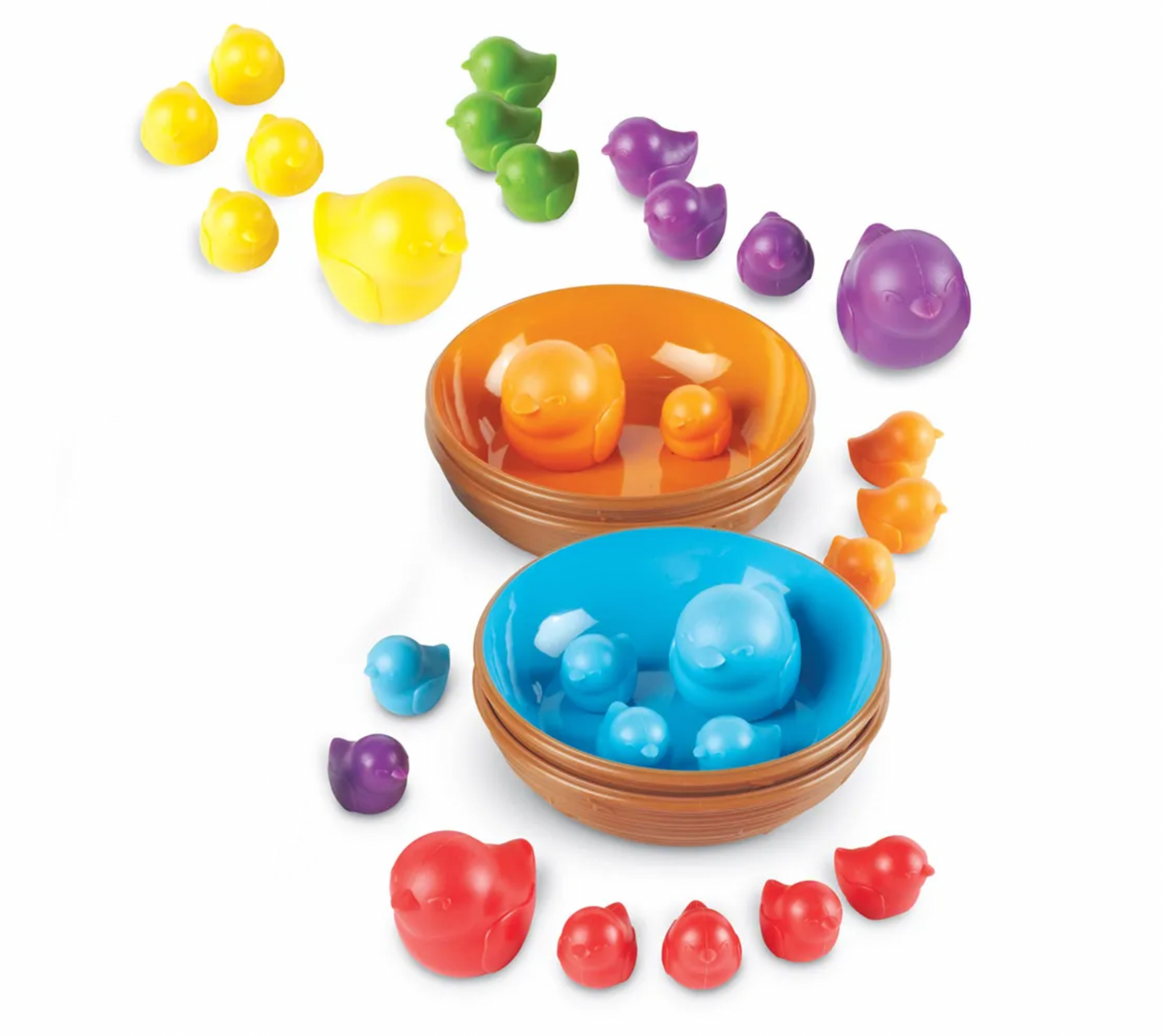 Vogelnest sorteerkommen set