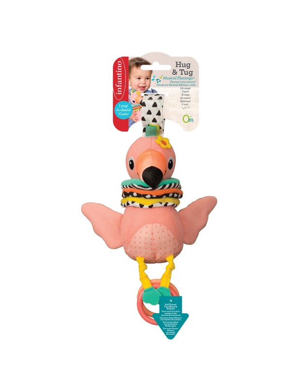Buggyspeeltje Flamingo - Muzikaal trekspeeltje