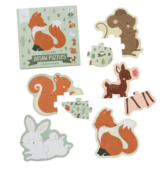 Puzzel bosvriendjes