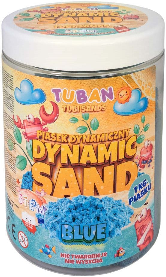 Kinetisch zand 1 kg - Blauw