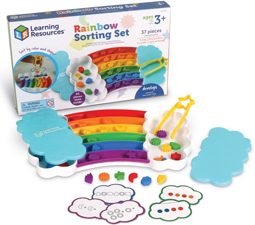 Sorteren regenboog: Rainbow Sorting Tray (Single)