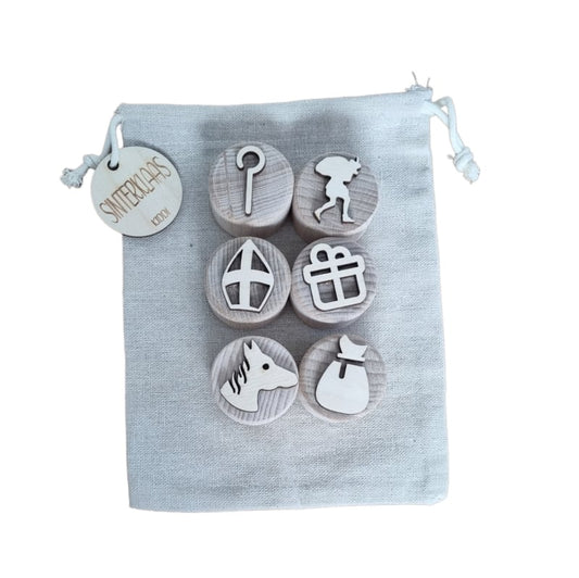 Houten stempelset - SINTERKLAAS