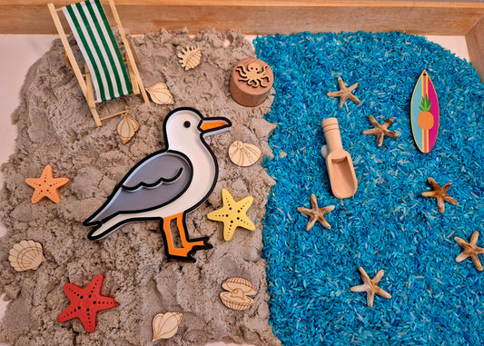 Zon zee strand MEEUW - Ready to play sensorybox
