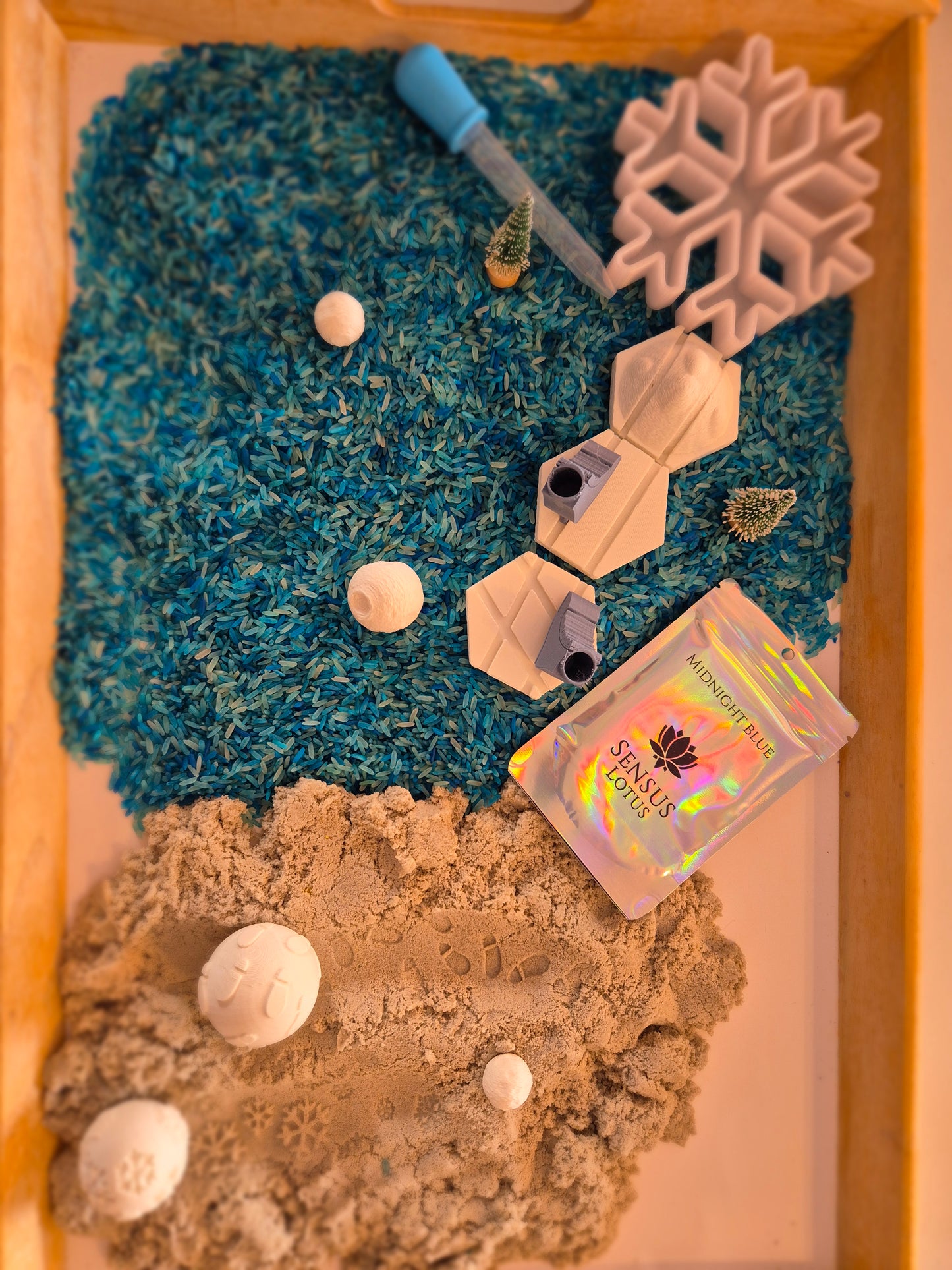 WINTERbox - Ready to play sensorybox (muts of sneeuwvlok)