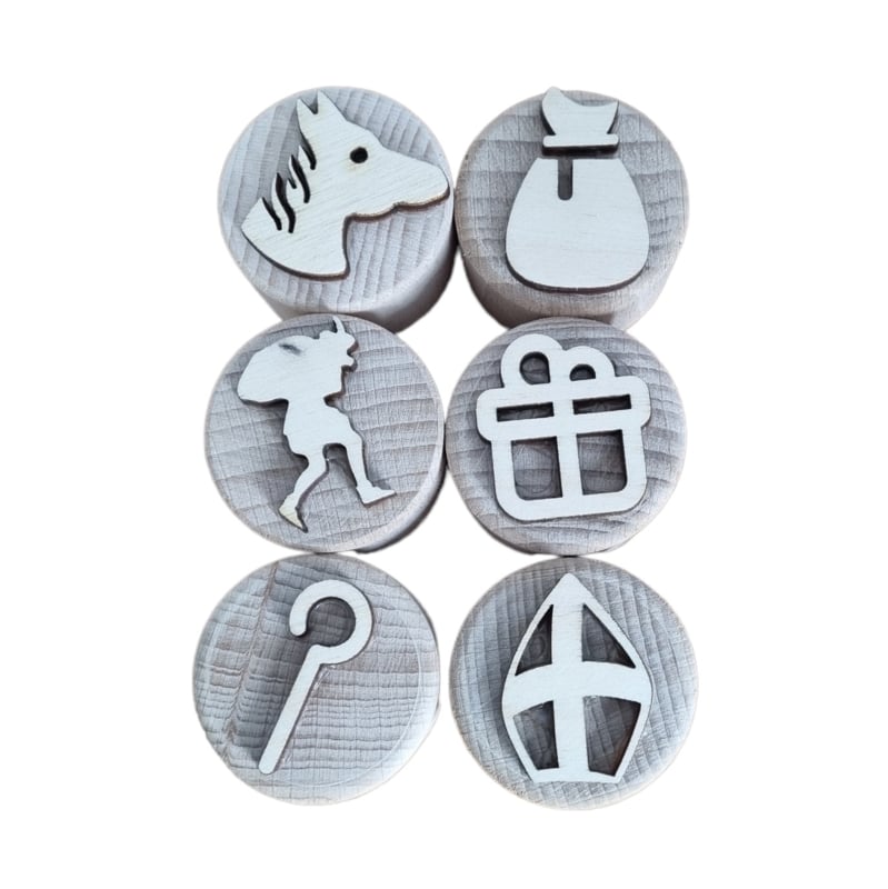 Houten stempelset - SINTERKLAAS