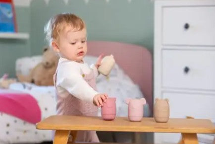 Tickit Silisoft Dierlijke Waterspuiters (Aarde Kleuren - 4 stuks)