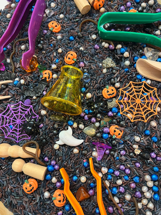 HALLOWEEN KRIEBELBEESTJES - Ready to play sensorybox / Kant-en-klaar Griezelplezier