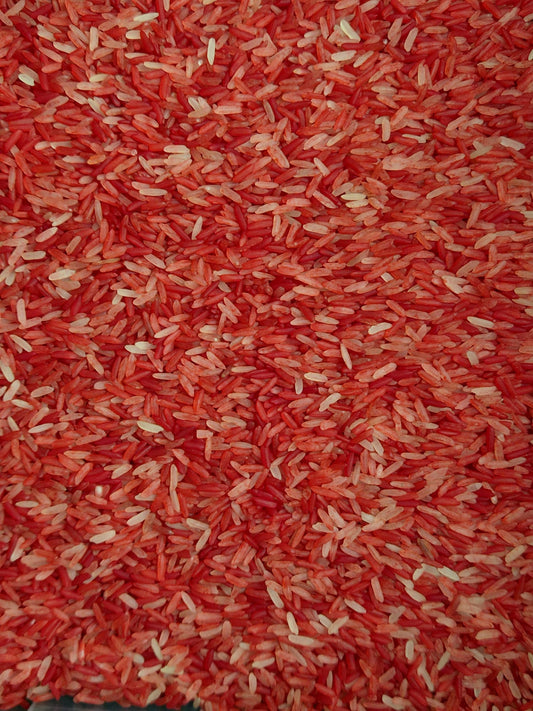 Speelrijst - ROOD (Ca. 500gr)