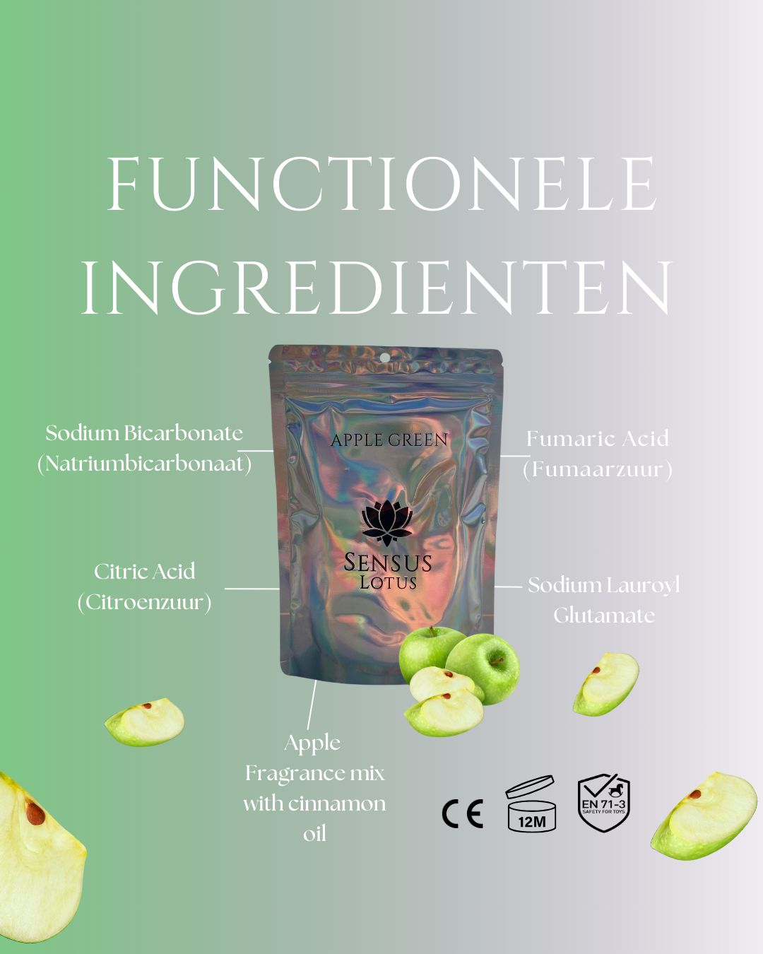 Magisch poeder - Apple Green (Sensus Lotus)