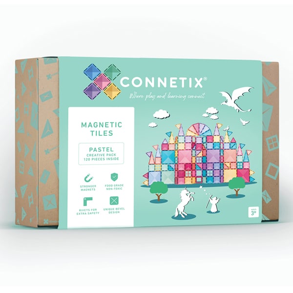 Connetix tiles Pastel Creative pack - 120 stuks    (PRE-ORDER)