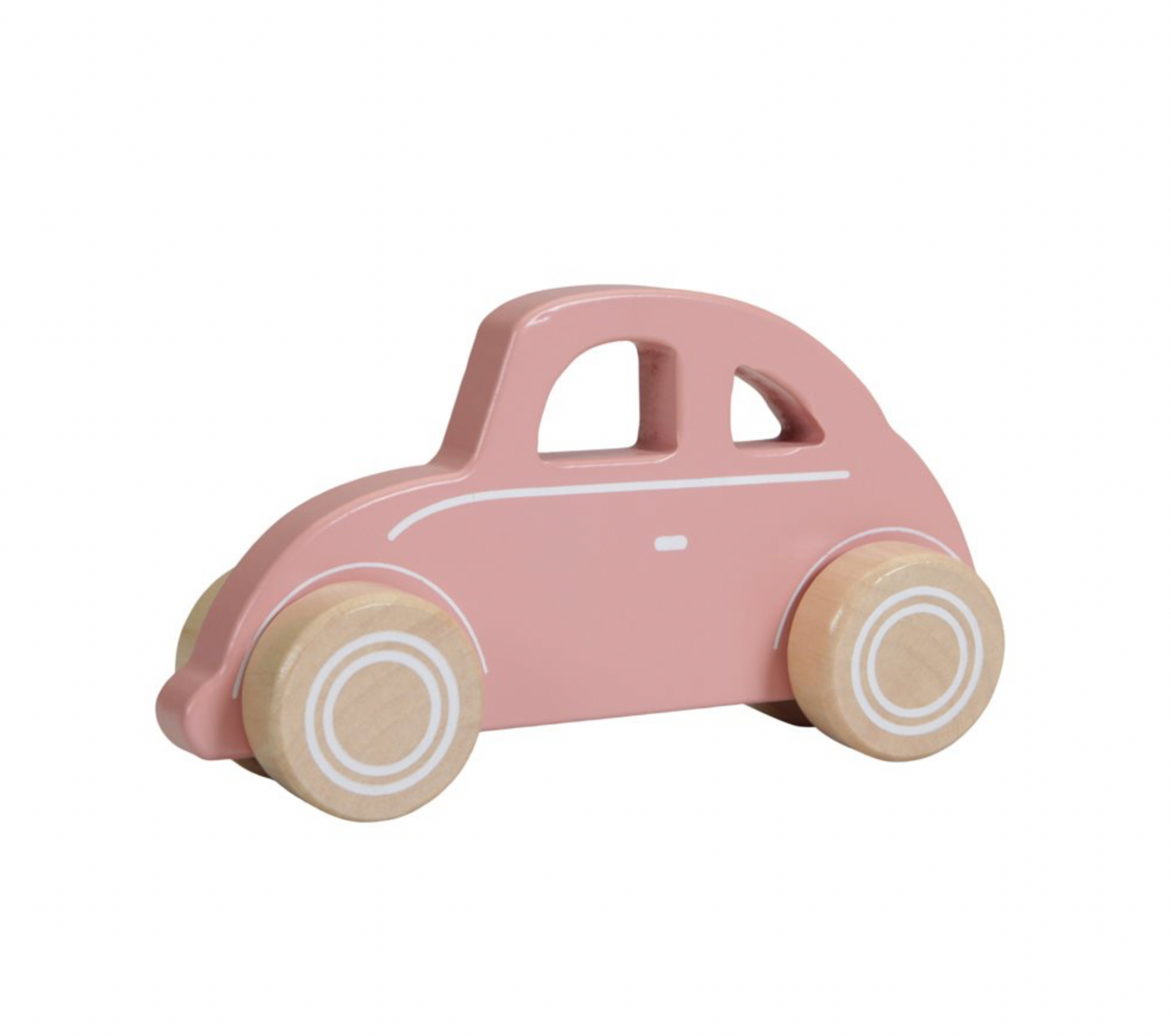 Houten auto roze - Little Dutch