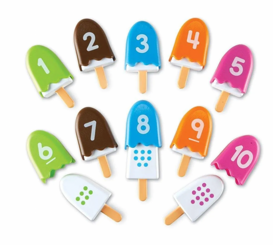 Leren tellen met ijsjes